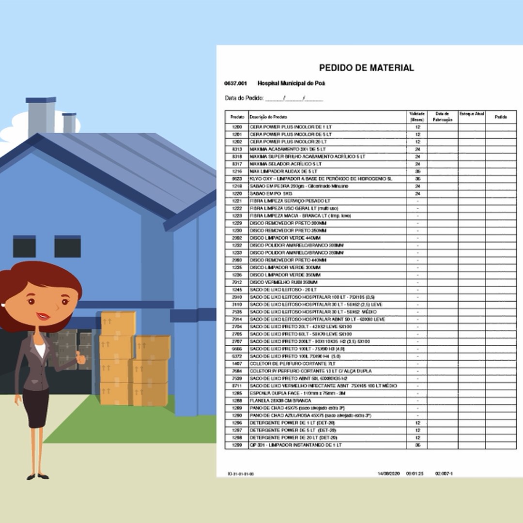 IO 31-01-04 Pedido e Recebimento de Materiais